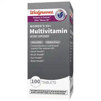 Walgreens Multivitamin Women 50+ (100 days) offer