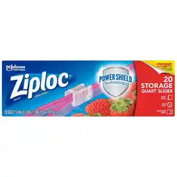 Walgreens Slider Storage Bags with Power Shield Technology offer