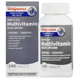 Walgreens Men's 50+ Multivitamin Tablets (100 days) offer