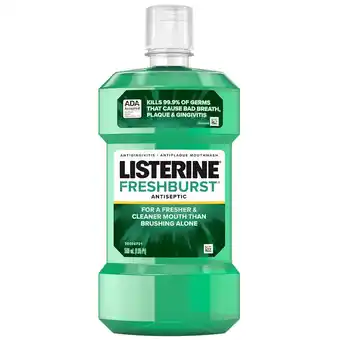 Walgreens Antiseptic Mouthwash Freshburst offer