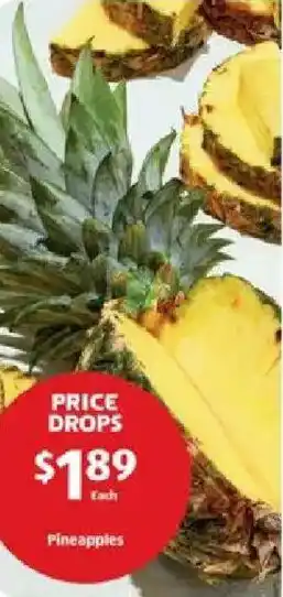 Aldi Pineapples offer