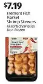 Aldi Fremont fish market shrimp skewers offer