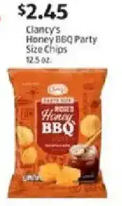 Aldi Clancy's honey bbq party size chips offer