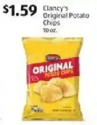 Aldi Clancy's original potato chips offer