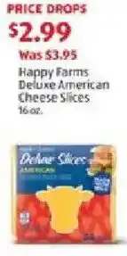 Aldi Happy farms deluxe american cheese slices offer