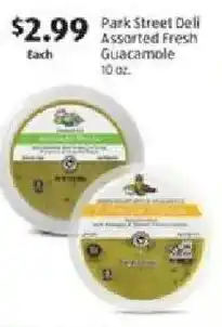 Aldi Park street deli assorted fresh guacamole offer