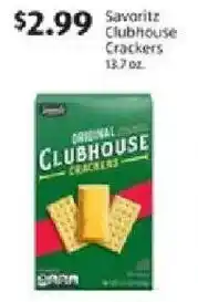 Aldi Savoritz clubhouse crackers offer
