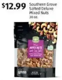 Aldi Southern grove salted deluxe mixed nuts offer