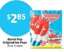 Aldi Bomb pop original ice pops offer