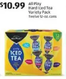 Aldi All play hard iced tea variety pack offer