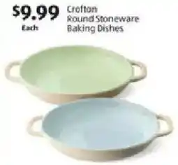 Aldi Crofton round stoneware baking dishes offer