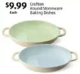 Aldi Crofton round stoneware baking dishes offer