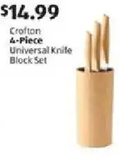 Aldi Crofton universal knife block set offer