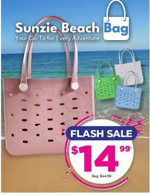 Showcase US Flash Sale Sunzie Beach Bag offer