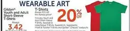 Hobby Lobby WEARABLE ART, GILDAN YOUTH AND ADULT SHORT SLEEVE T-SHIRTS offer
