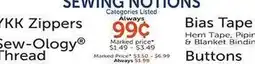 Hobby Lobby Sewing Notions Categories Listed offer