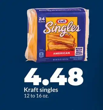 Hy-Vee Kraft singles offer