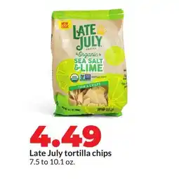 Hy-Vee Late July tortilla chips offer