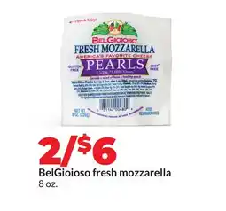 Hy-Vee BelGioioso fresh mozzarella offer