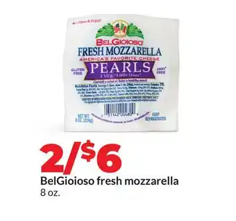 Hy-Vee BelGioioso fresh mozzarella offer