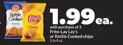 Hy-Vee Frito-Lay Lay's or Kettle Cooked chips offer