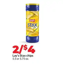 Hy-Vee Lay's Stax chips offer