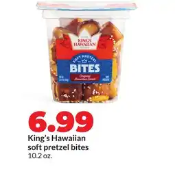 Hy-Vee King's Hawaiian soft pretzel bites offer