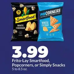 Hy-Vee Frito-Lay Smartfood, Popcorners, or Simply Snacks offer