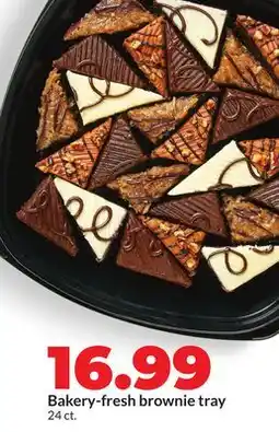 Hy-Vee Bakery-fresh brownie tray offer