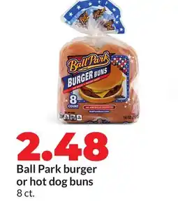Hy-Vee Ball Park burger or hot dog buns offer