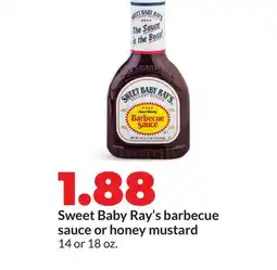 Hy-Vee Sweet Baby Ray's barbecue sauce or honey mustard offer