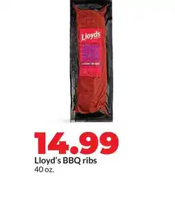 Hy-Vee Lloyd's BBQ ribs offer
