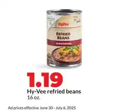 Hy-Vee Hy-Vee refried beans offer