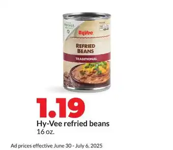 Hy-Vee Hy-Vee refried beans offer