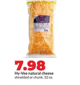 Hy-Vee Hy-Vee natural cheese offer