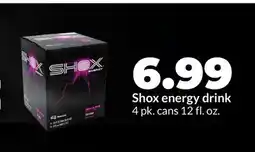 Hy-Vee Shox energy drink offer