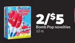 Hy-Vee Bomb Pop novelties offer