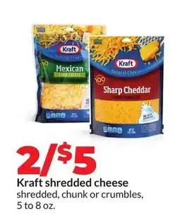 Hy-Vee Kraft shredded cheese offer