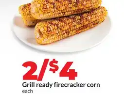 Hy-Vee Grill ready firecracker corn offer