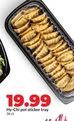 Hy-Vee Hy-Chi pot sticker tray offer
