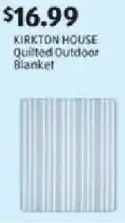 Aldi Kirkton house quilted outdoor blanket offer