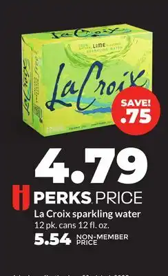 Hy-Vee La Croix sparkling water offer