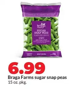 Hy-Vee Braga Farms sugar snap peas offer