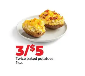 Hy-Vee Twice baked potatoes offer