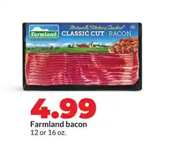 Hy-Vee Farmland bacon offer