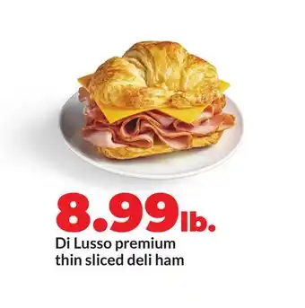 Hy-Vee Di Lusso premium thin sliced deli ham offer