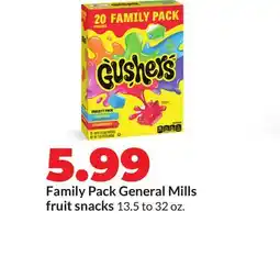 Hy-Vee Family Pack General Mills fruit snacks offer
