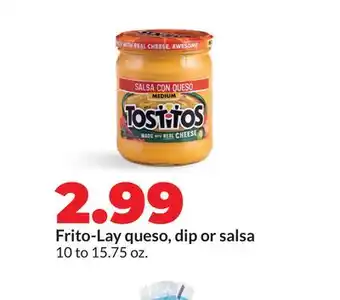 Hy-Vee Frito-Lay queso, dip or salsa offer