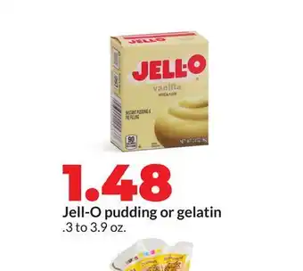 Hy-Vee Jell-O pudding or gelatin offer
