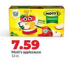 Hy-Vee Mott's applesauce offer